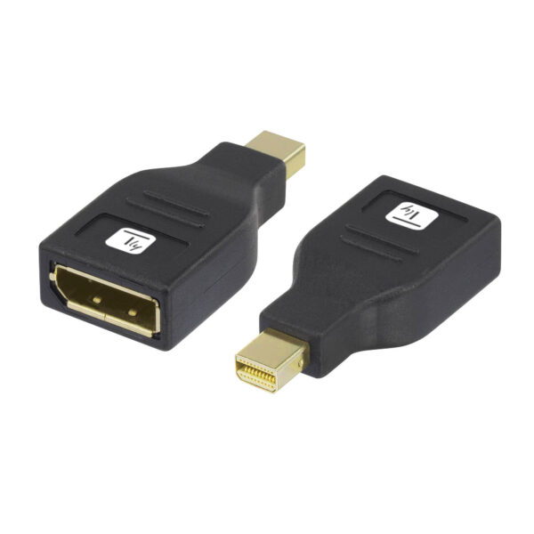 Adattatore DisplayPort F/Mini DisplayPort M (Thunderbolt) 4K Nero