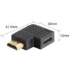 Adattatore HDMI Maschio / Femmina Angolato 270° - immagine 3