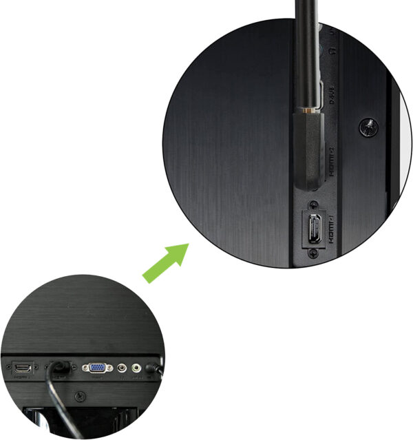 Adattatore HDMI Maschio / Femmina Angolato 90° - immagine 6