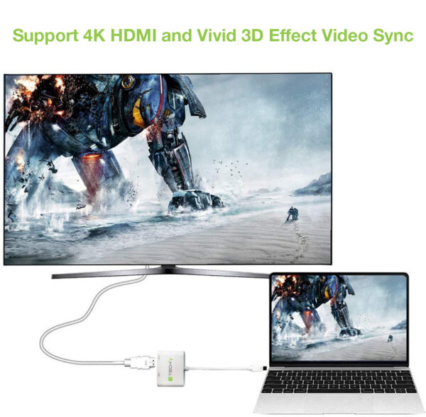 Adattatore Mini DisplayPort ad HDMI/VGA - immagine 6