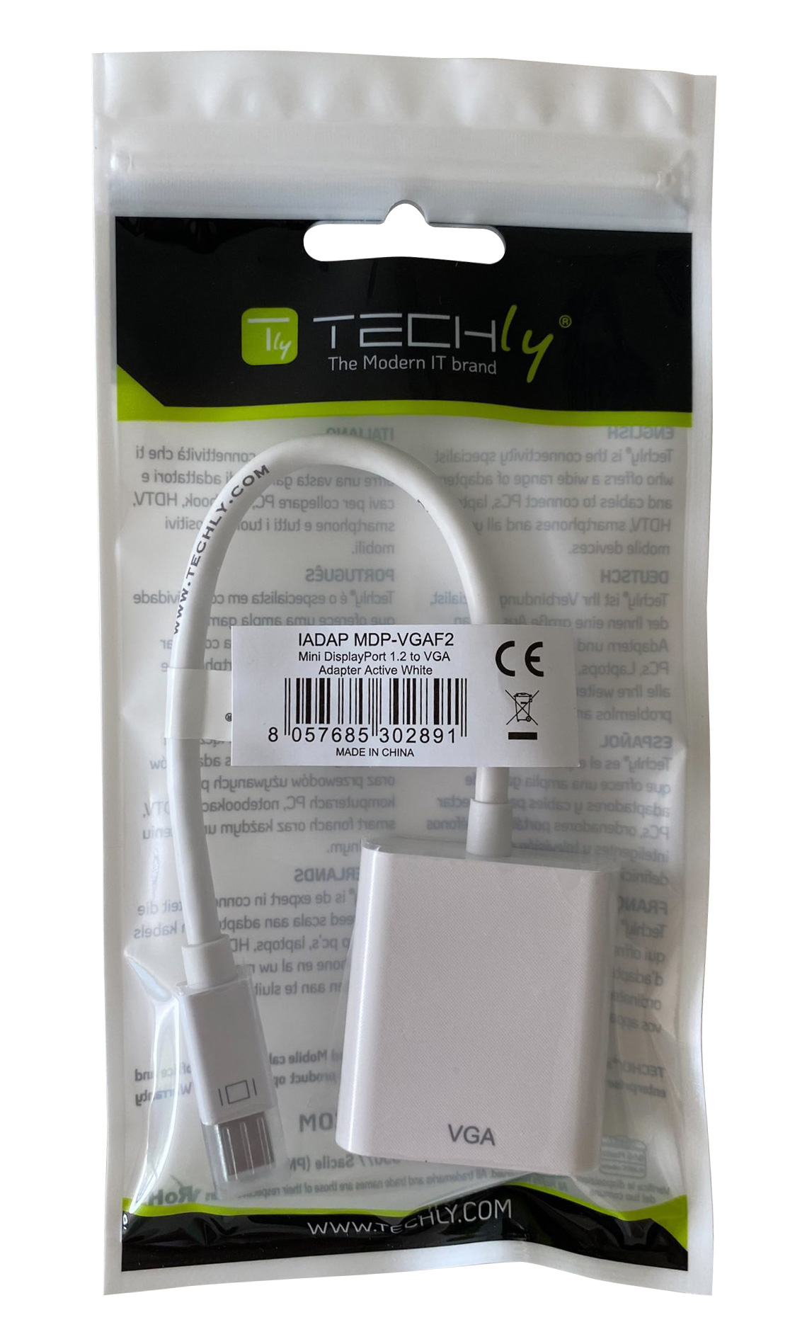 Adattatore Mini DisplayPort (Thunderbolt) 1.2 / VGA Attivo - immagine 2