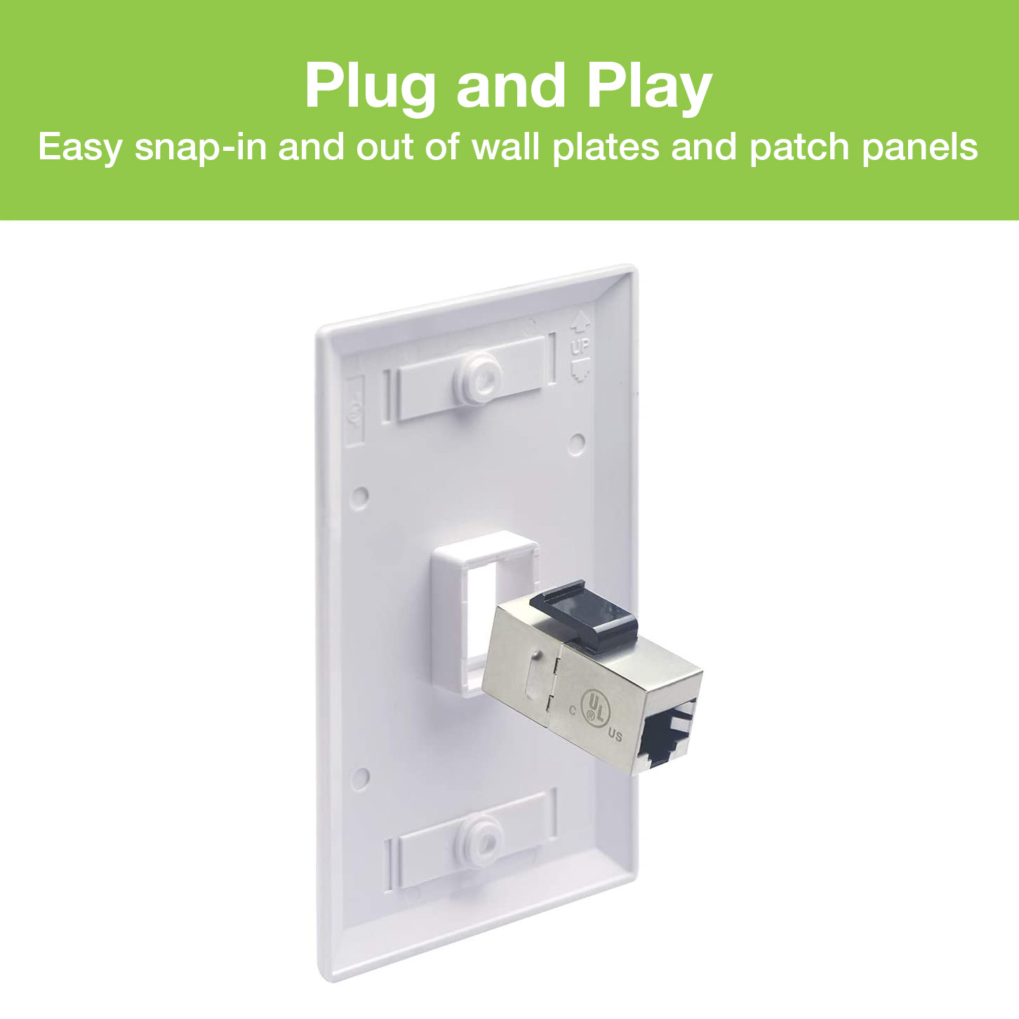 Accoppiatore di Rete Cat.5E F/F Schermato FTP - immagine 10