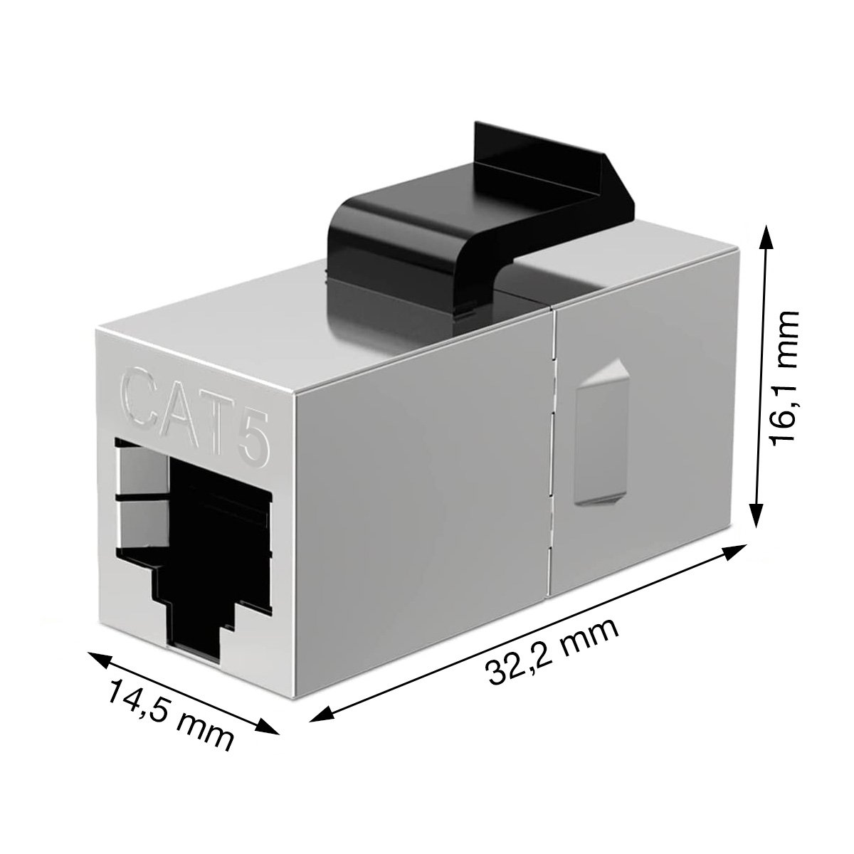 Accoppiatore di Rete Cat.5E F/F Schermato FTP - immagine 2