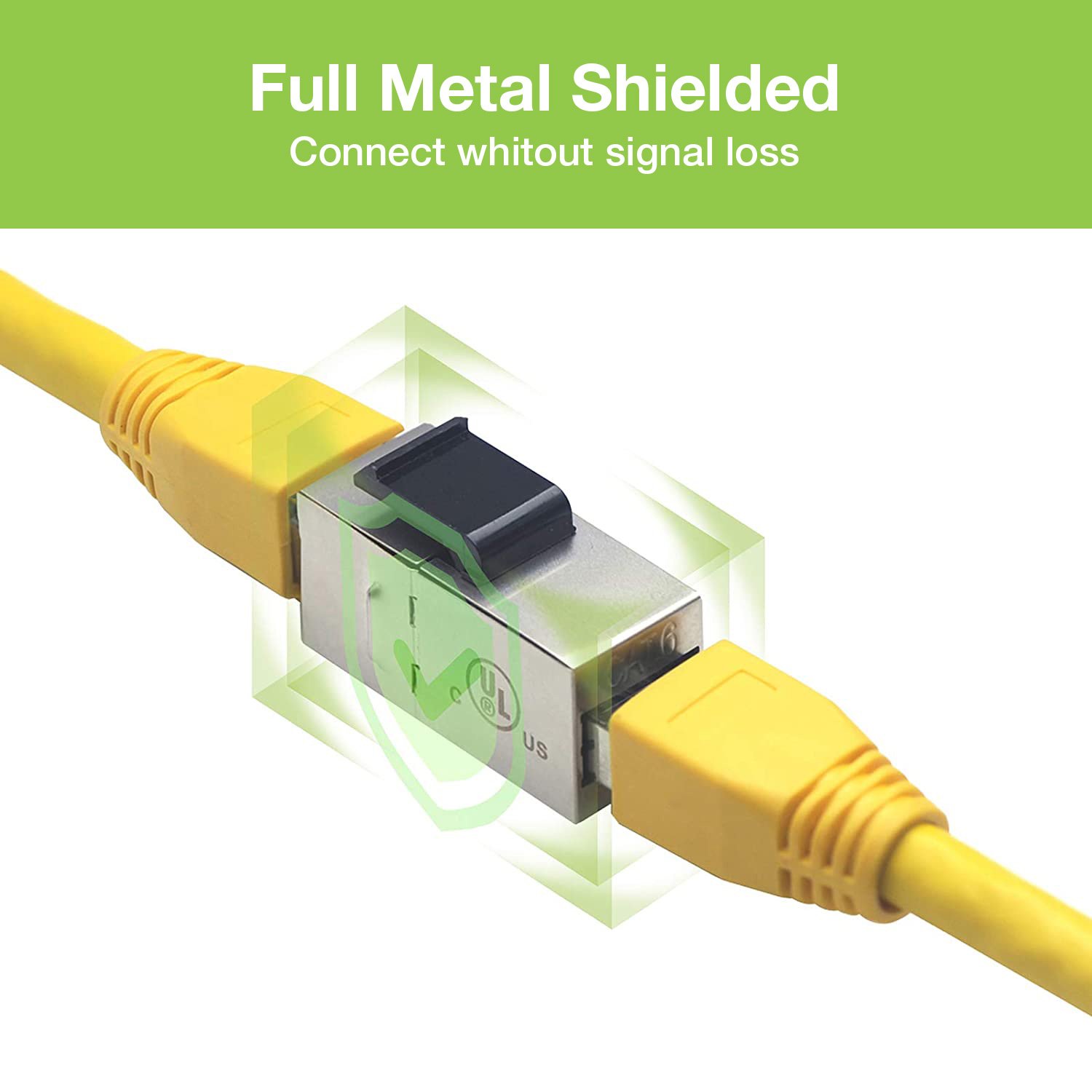 Accoppiatore di Rete Cat.6 F/F Schermato FTP - immagine 3