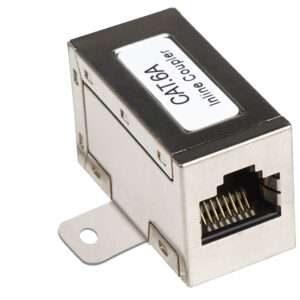 Adattatore Modulare RJ45 STP Cat.6A con Flange di Fissaggio
