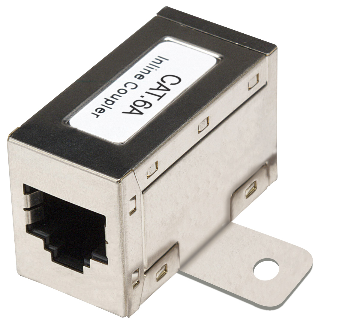 Adattatore Modulare RJ45 STP Cat.6A con Flange di Fissaggio - immagine 3