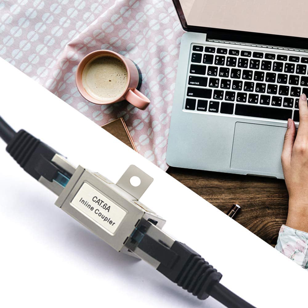 Adattatore Modulare RJ45 STP Cat.6A con Flange di Fissaggio - immagine 5