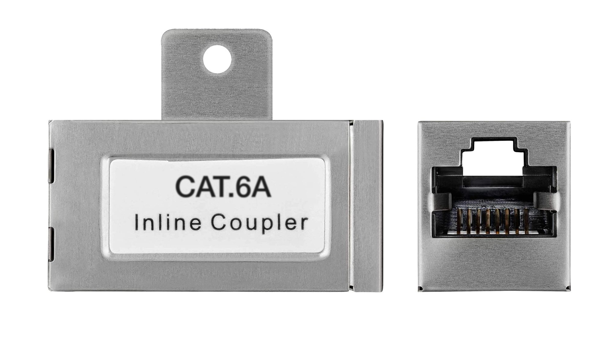 Adattatore Modulare RJ45 STP Cat.6A con Flange di Fissaggio - immagine 4