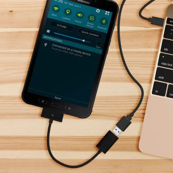 Cavo Adattatore OTG USB per Samsung Galaxy TAB 30 pin - immagine 7
