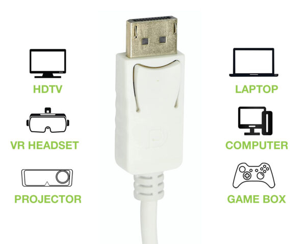 Adattatore Passivo DisplayPort Maschio a HDMI Femmina 4K 60Hz - immagine 2