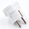 Adattatore spina Schuko a presa 10/16A Bianco - immagine 4