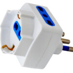 Adattatore Triplo Spina 2P+T 16A