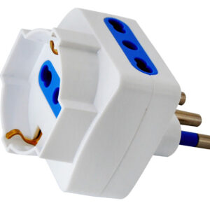 Adattatore Triplo Spina 2P+T 16A