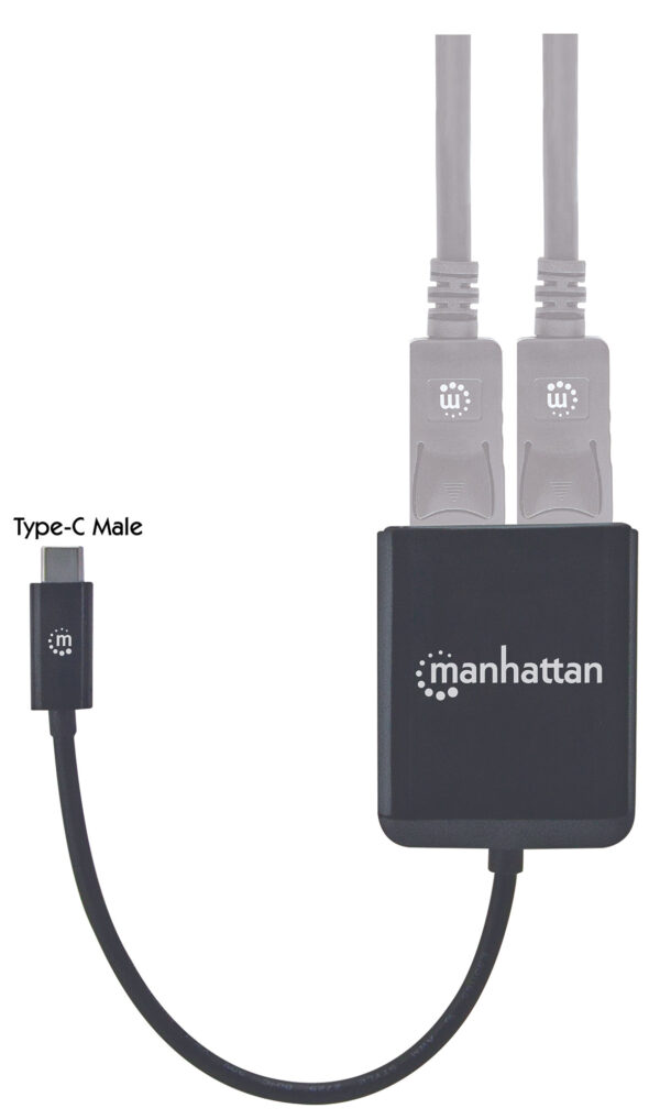 Adattatore Convertitore USB-C™ a 2x DisplayPort Hub MST - immagine 6