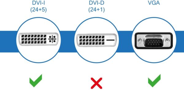 Adattatore Video Analogico DVI-I Maschio a VGA Femmina - immagine 4