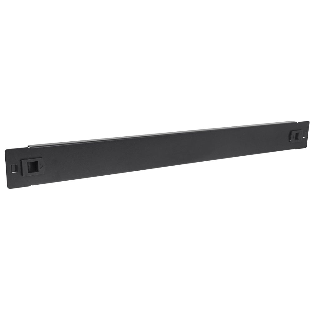 Pannello Cieco Toolless a Clip per Armadi Rack 19'' 1U Nero