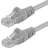 Cavo di rete Patch in CCA Cat. 6 Grigio UTP 5 m