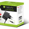Alimentatore AC/DC 5V 1A Plug 5.5x2.1 mm Slim Nero - immagine 2
