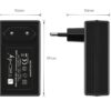 Alimentatore Switching 12V 3000mA Plug 5.5 x 2.5 mm Nero - immagine 3