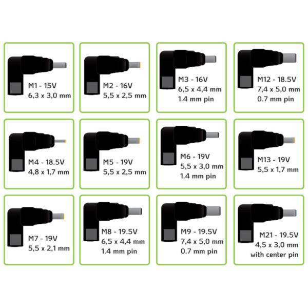 Alimentatore Universale AC per Notebook e LCD 90W con porta USB - immagine 3