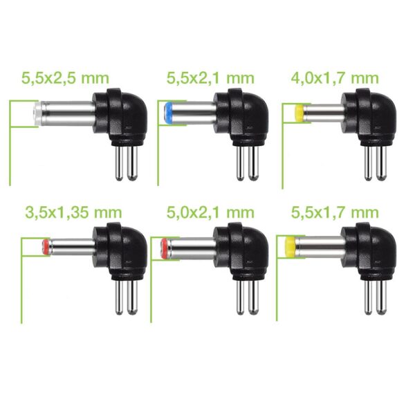 Alimentatore Universale Regolabile 12W AC/DC 3V-12V 1000 mA con 6 Spine DC Porta USB 1A - immagine 4