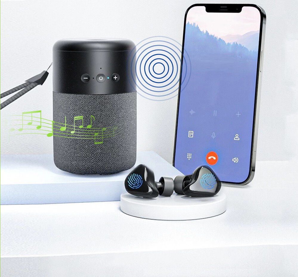 Altoparlante BT v5.1 con Auricolari Wireless e Custodia di Ricarica 2 in 1 - immagine 4