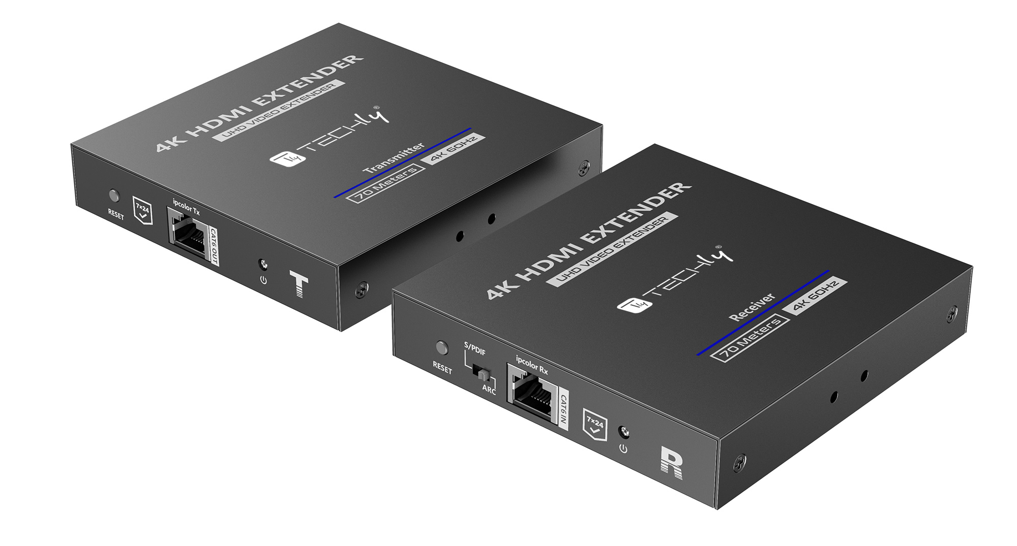 Amplificatore Ripetitore Extender HDMI 4K fino a 70m su Cavo Cat.6/6A/7 - immagine 7