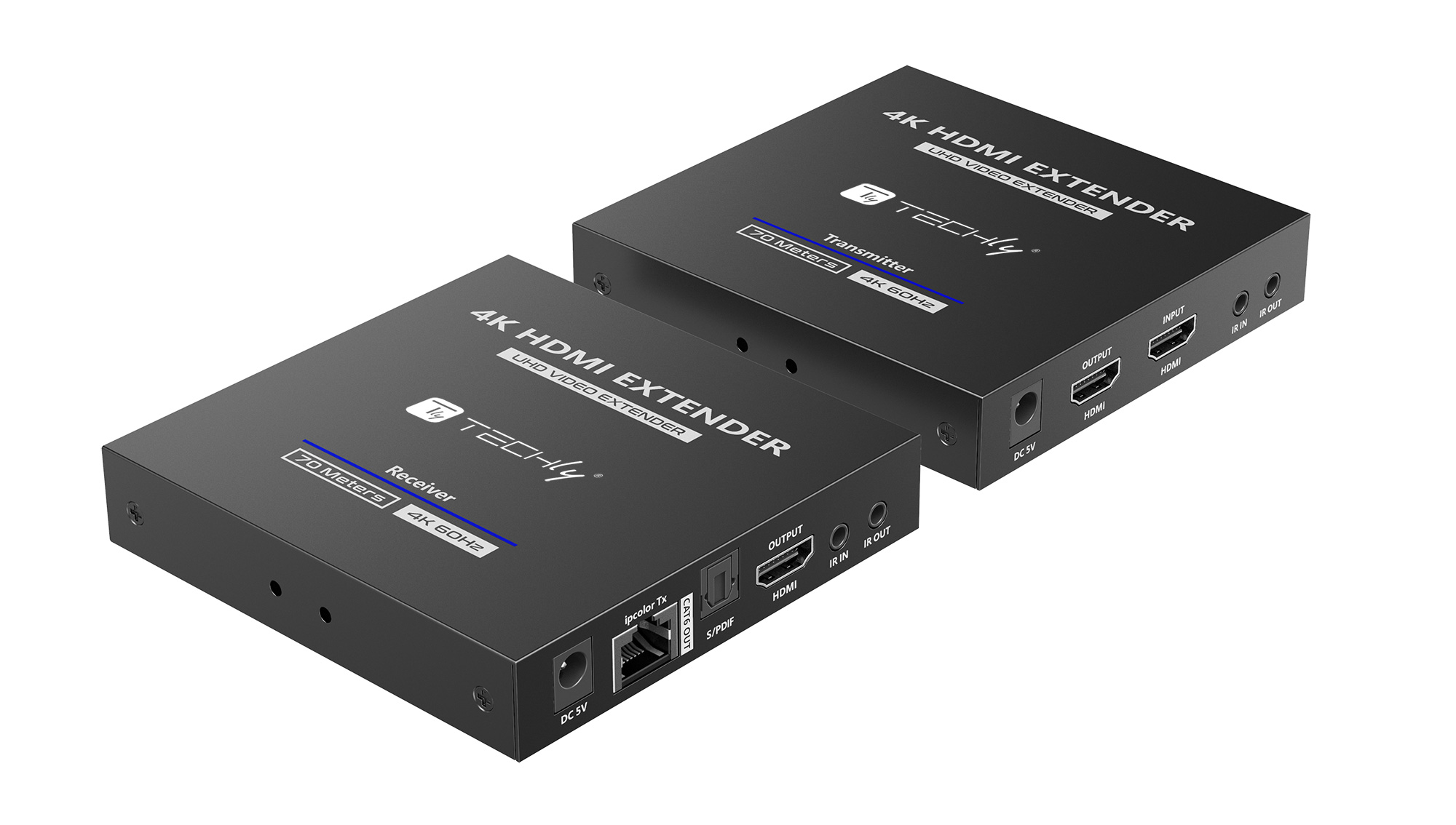 Amplificatore Ripetitore Extender HDMI 4K fino a 70m su Cavo Cat.6/6A/7 - immagine 8