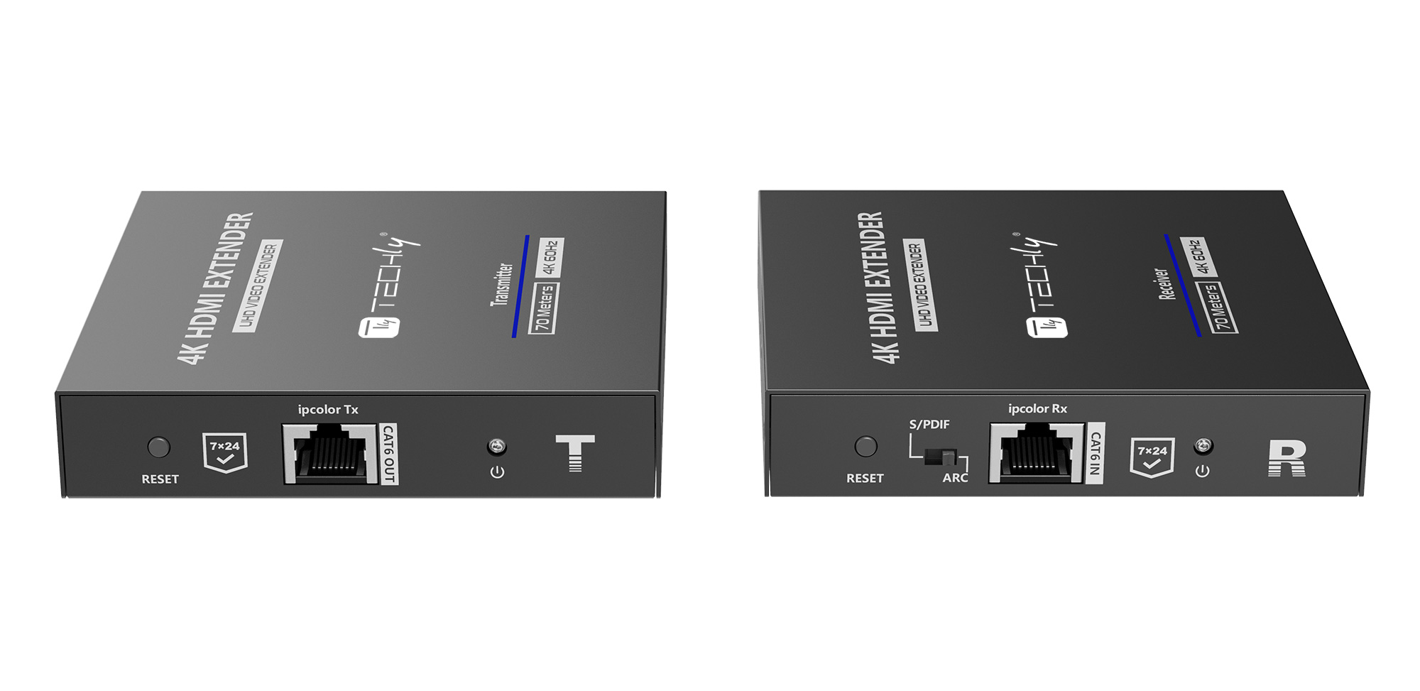 Amplificatore Ripetitore Extender HDMI 4K fino a 70m su Cavo Cat.6/6A/7 - immagine 3