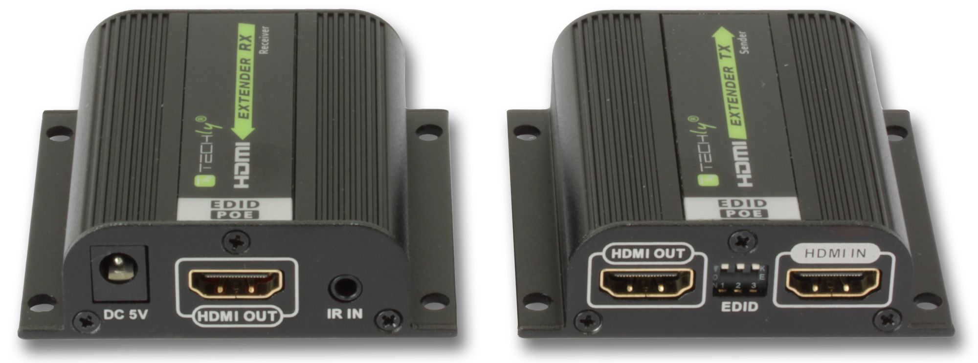Amplificatore Extender HDMI Full HD 3D POE su cavo Cat.6/6A/7 40m con EDID ed IR - immagine 5