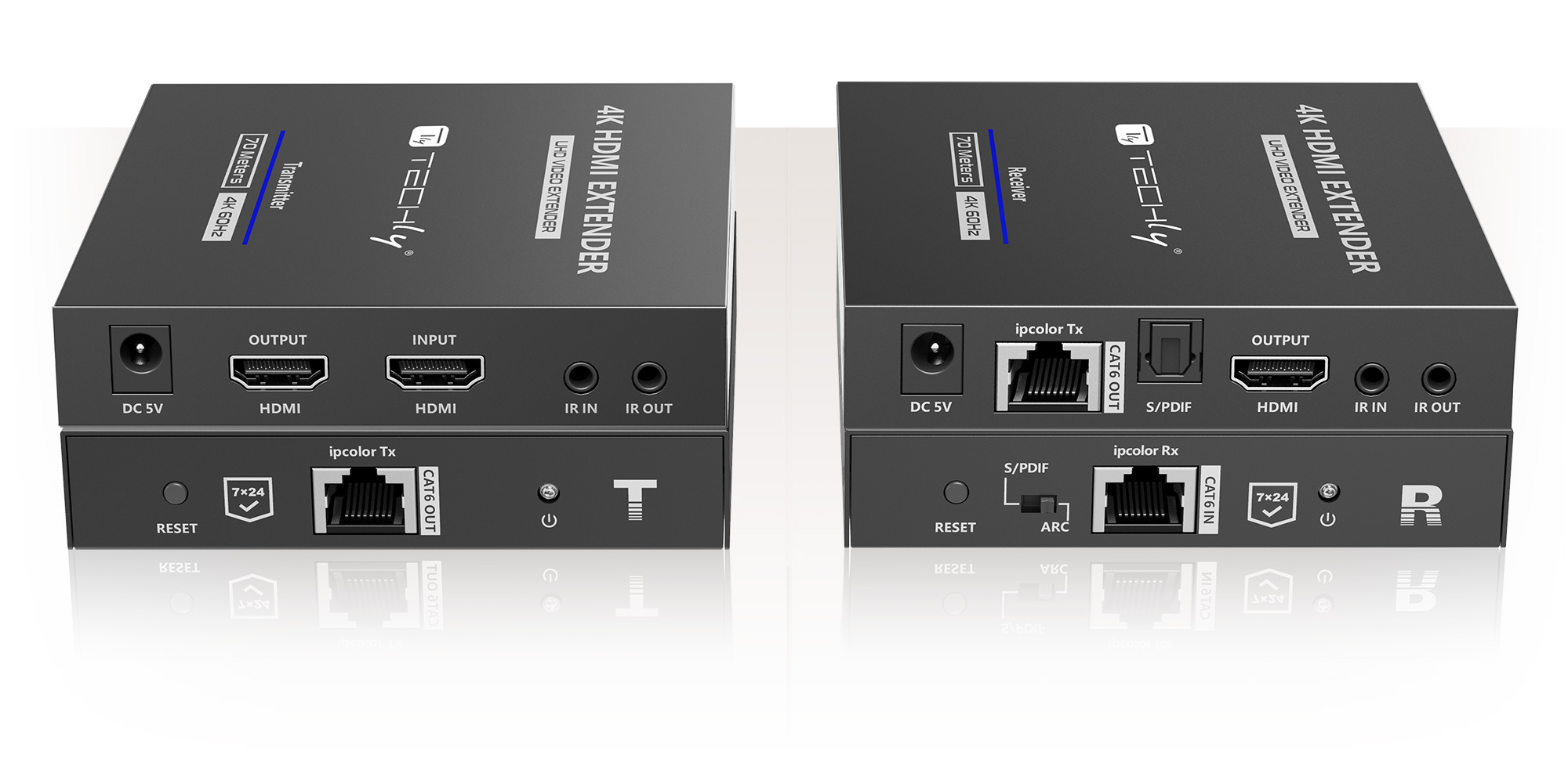 Amplificatore Ripetitore Extender HDMI 4K fino a 70m su Cavo Cat.6/6A/7