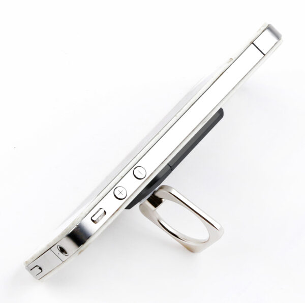 Anello e Supporto per Smartphone Nero - immagine 4
