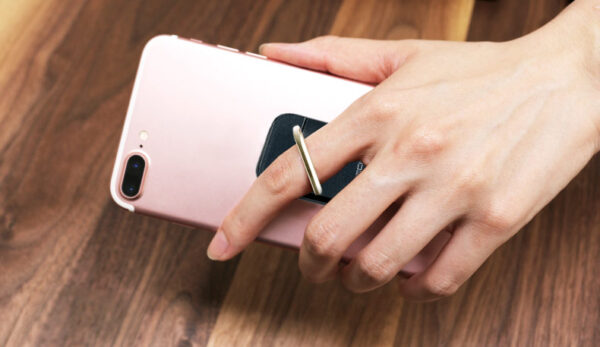 Anello e Supporto per Smartphone Nero - immagine 10