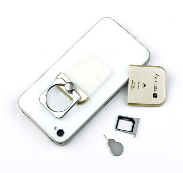 Anello e Supporto per Smartphone Oro - immagine 10