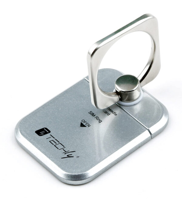 Anello e Supporto per Smartphone Silver - immagine 9