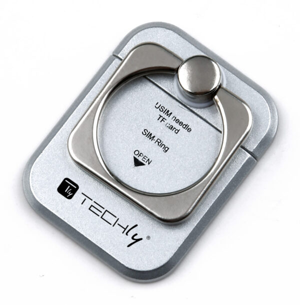 Anello e Supporto per Smartphone Silver - immagine 10