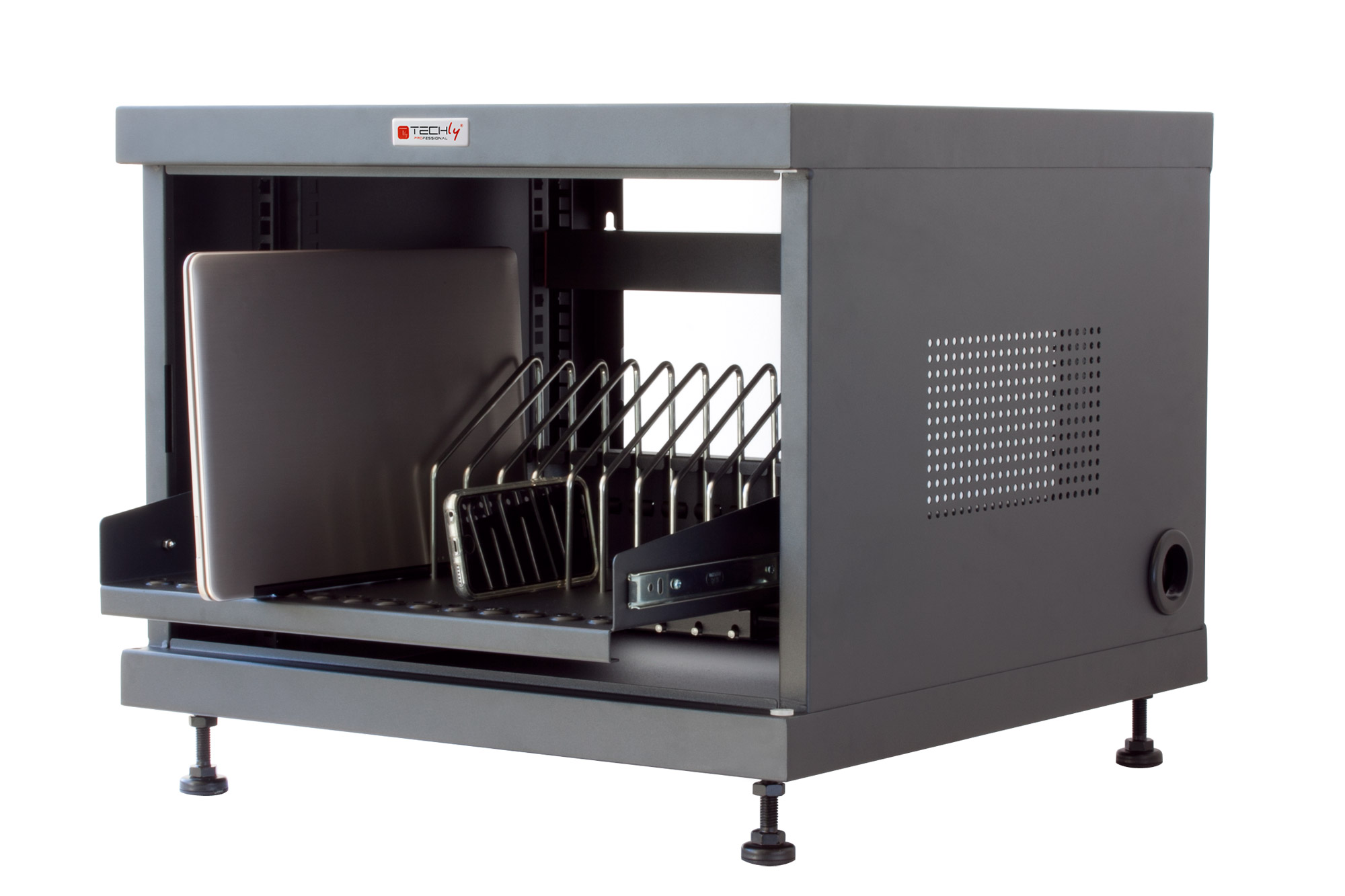 Armadietto Professionale per Ricarica di 14 Notebook, Tablet e Smartphone - immagine 5