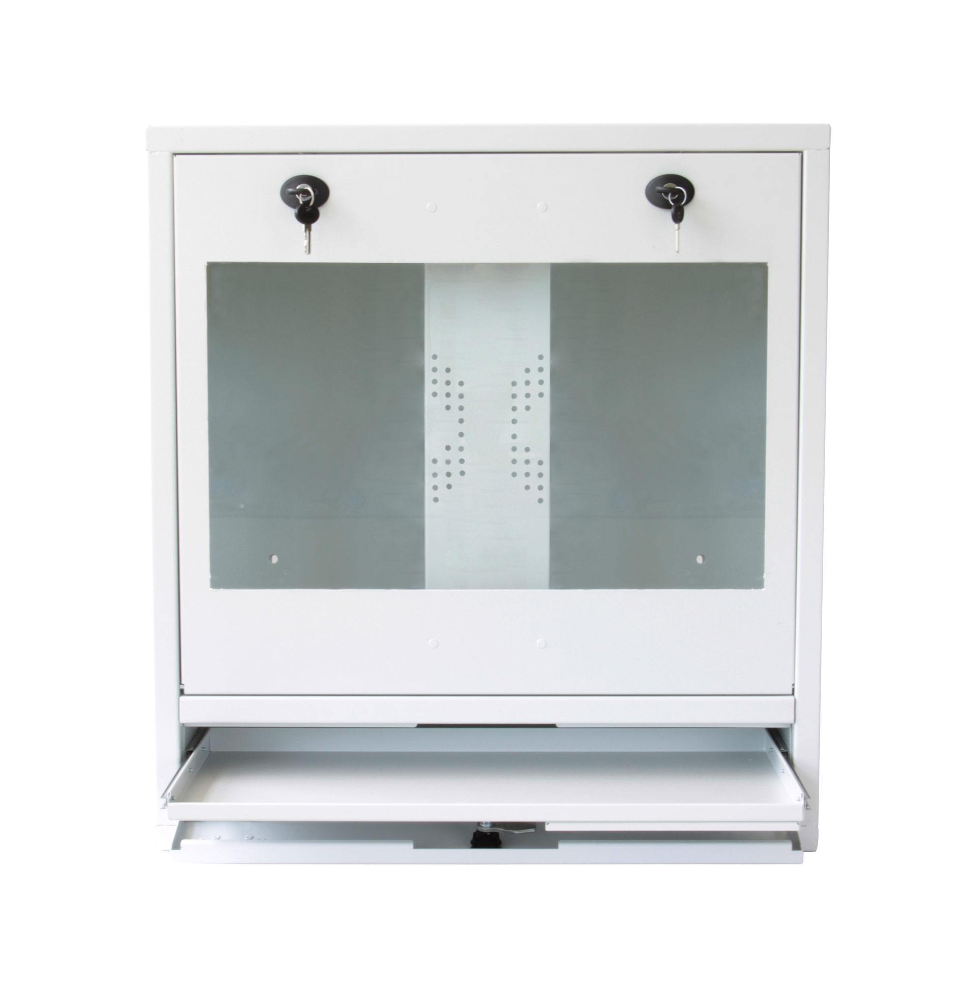 Armadio di sicurezza per PC, monitor LCD e tastiera Grigio - immagine 6