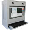 Armadio di sicurezza per PC, monitor LCD e tastiera Grigio