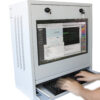 Armadio di sicurezza per PC, monitor LCD e tastiera Grigio - immagine 3