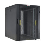 Armadio NetRack 19'' 600x1000 24 Unità Ventilato Nero da Assemblare