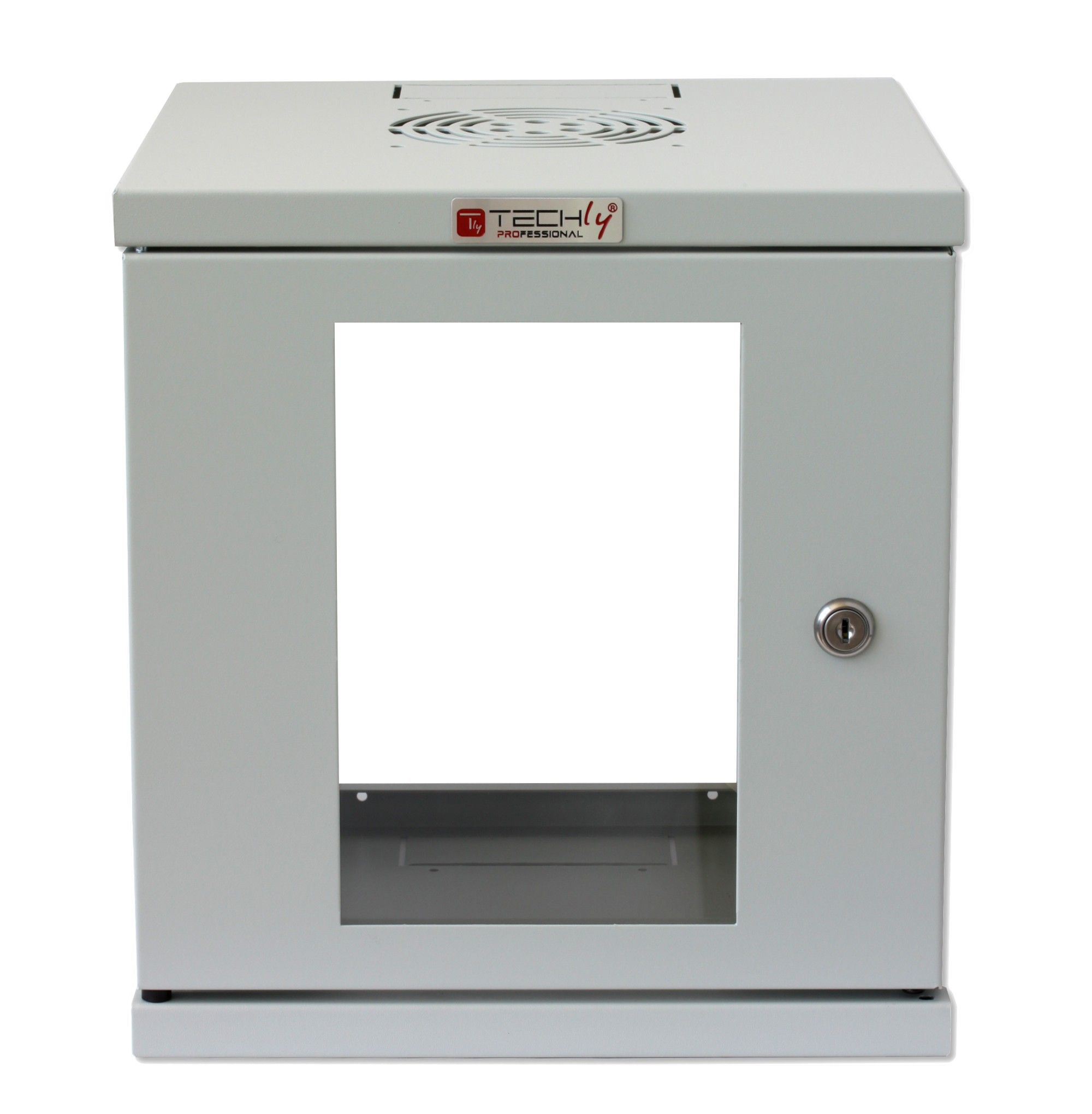 Armadio Rack 10'' a muro 6 unità Grigio - immagine 6