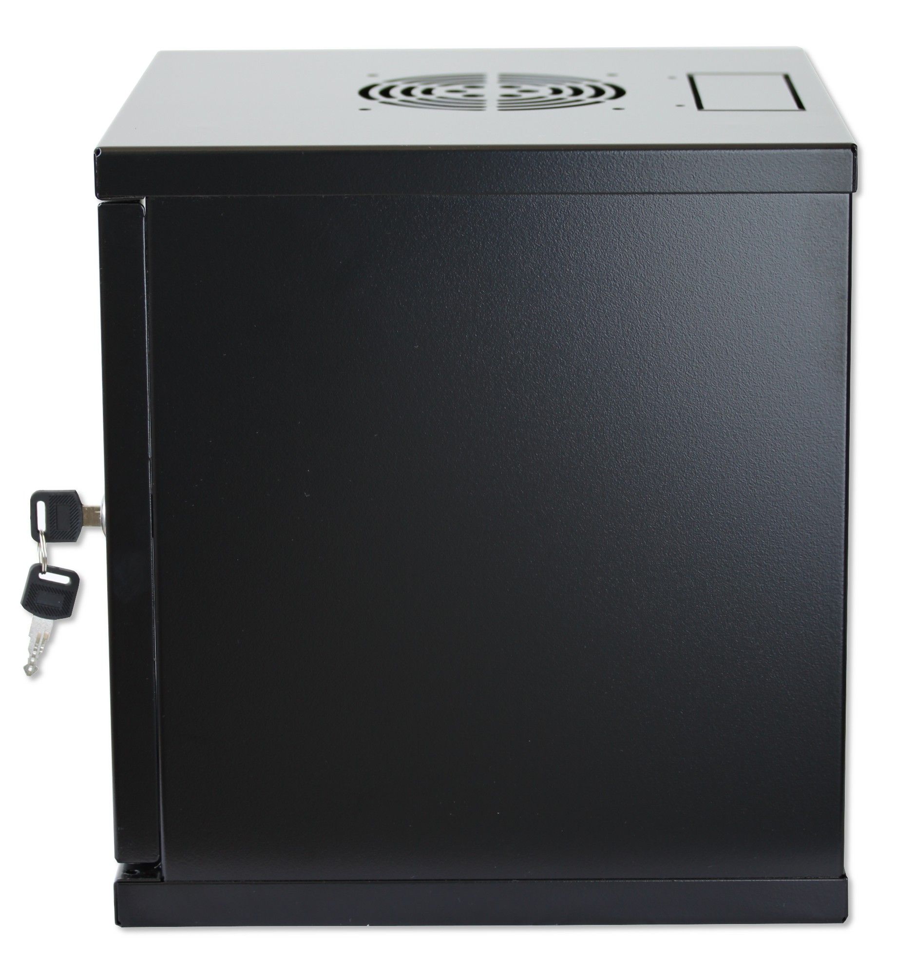 Armadio Rack 10'' a muro 6 unità Porta Cieca Nero - immagine 3