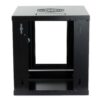 Armadio Rack 10'' a muro 6 unità Porta Cieca Nero - immagine 4