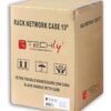 Armadio Rack 10'' a muro 6 unità Porta Cieca Nero - immagine 2