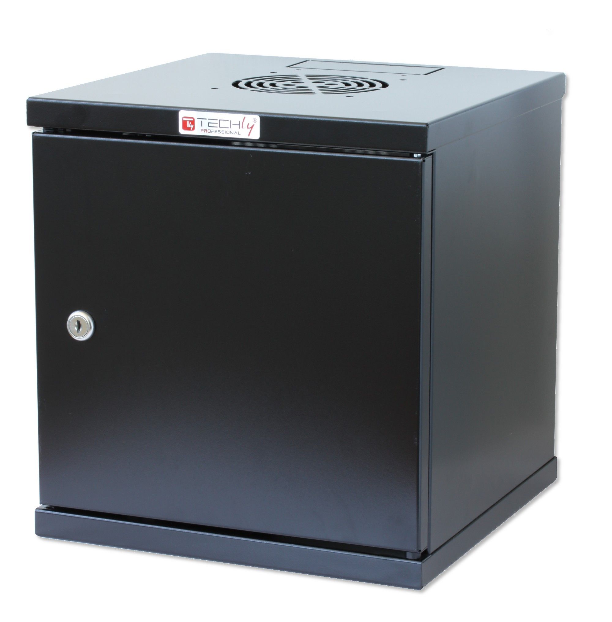 Armadio Rack 10'' a muro 6 unità Porta Cieca Nero