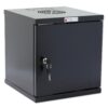 Armadio Rack 10'' a muro 6 unità Porta Cieca Nero - immagine 5