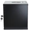 Armadio Rack 10'' a muro 6 unità Porta Grigliata Nero - immagine 3