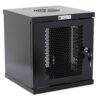 Armadio Rack 10'' a muro 6 unità Porta Grigliata Nero - immagine 5