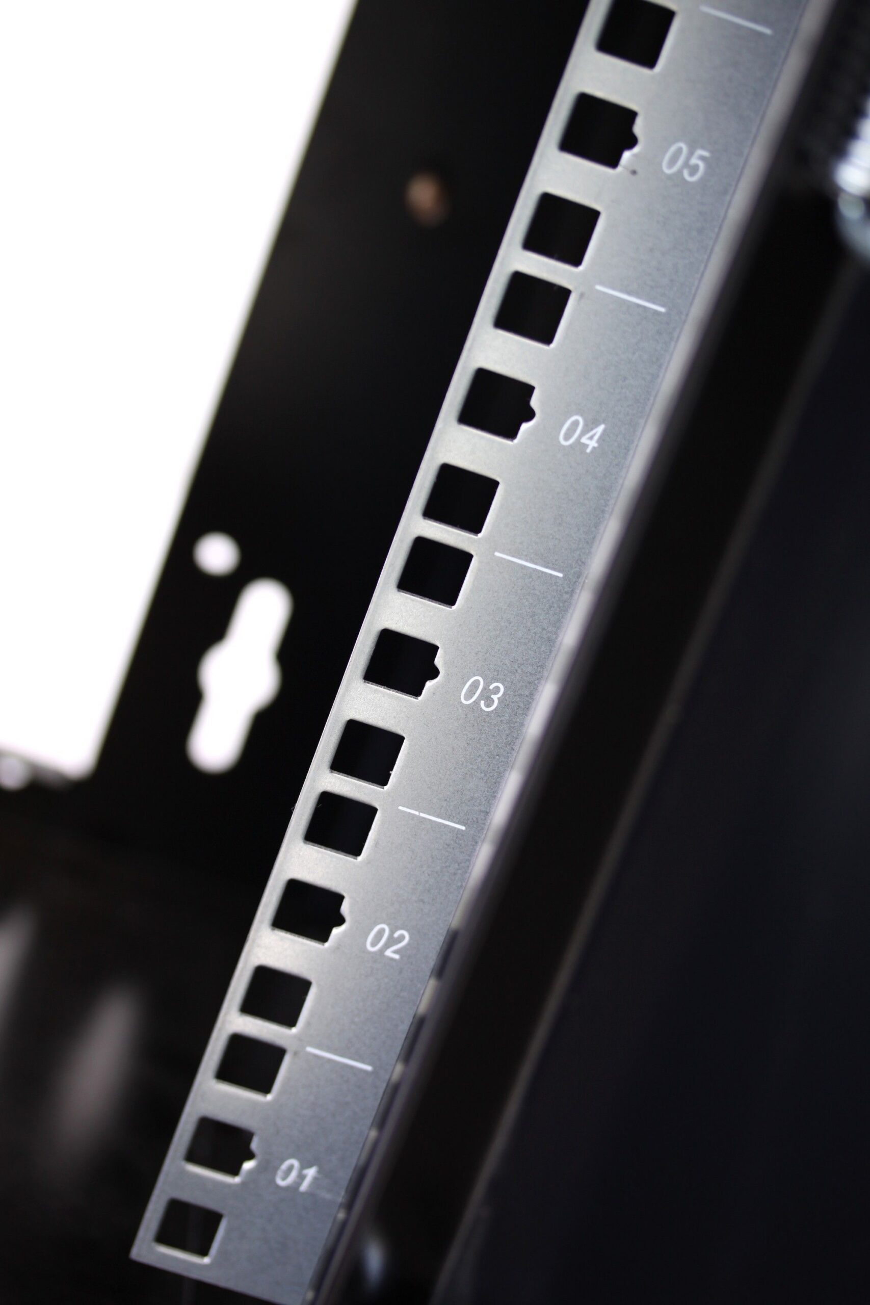 Armadio Rack 10'' a muro 6 unità Porta Grigliata Nero - immagine 7